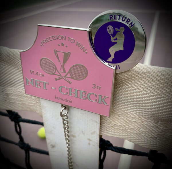 PINK Fashion: Tennis Net Height Measure Chain & Heads or Tails Tennis flip Coin - Girls / Women tennis gifts unique - Image 10