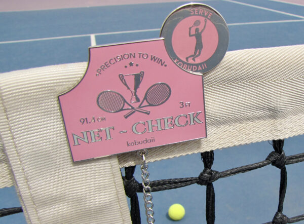 PINK Fashion: Tennis Net Height Measure Chain & Heads or Tails Tennis flip Coin - Girls / Women tennis gifts unique - Image 2